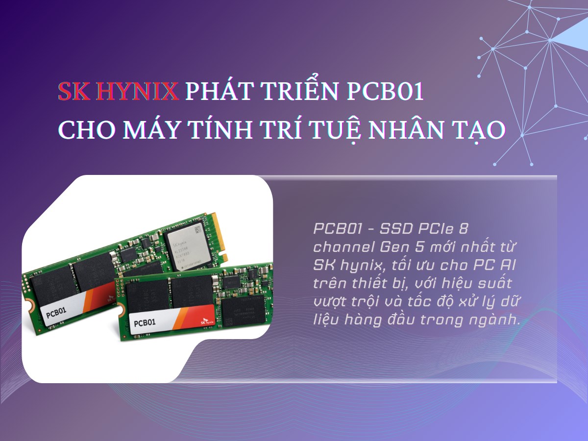 SK hynix phát triển PCB01 cho máy tính trí tuệ nhân tạo